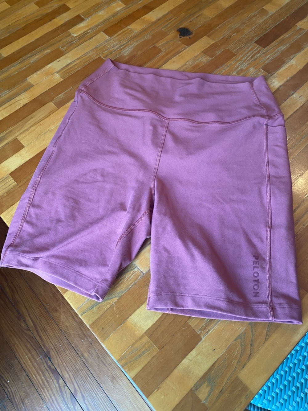 Peloton Mauve High-Rise Bike Shorts